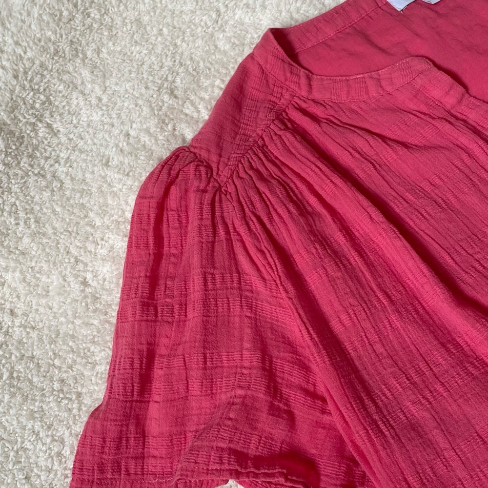 Shelby Textured Split Neck Top XL Sun-kissed coral
Evereve - Picture 13 of 13